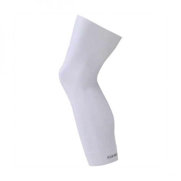 Shimano naadloze beenwarmers 3D pasvorm wit ECWWABSJS01UW4